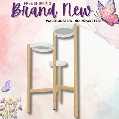 NUEVO IKEA SATSUMAS Soporte para plantas, bambú/blanco, 30 3/4"; ENVÍO GRATUITO Foto 1 de 4