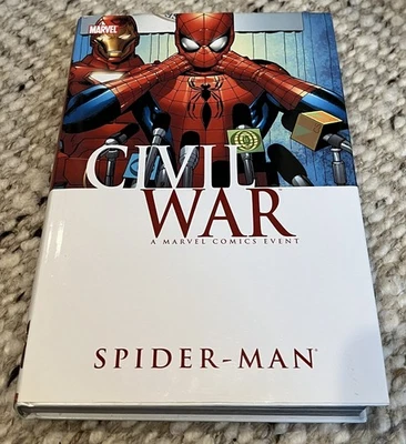 Civil War: Spider-Man (Marvel Comics 2010) Comic Graphic Novel Hardcover Book - Image 1 of 2