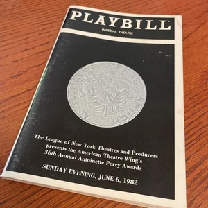 1982 36th Annual TONY AWARDS Playbill TONYS Broadway Theater DREAMGIRLS - Bild 1 von 11
