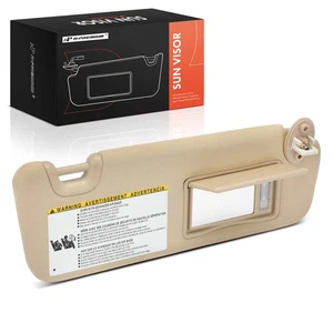 A-Premium Beige Sun Visor with Mirror Passenger Right Side for Toyota Highlander - Picture 1 of 13