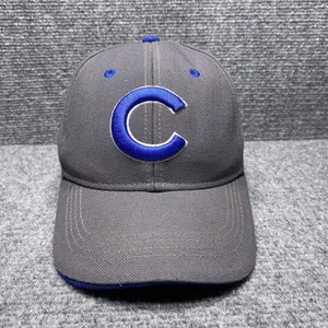 Gorra gorra con correa trasera de los Chicago Cubs niños gris azul MLB béisbol juvenil favorito de los fanáticos - Imagen 1 de 10