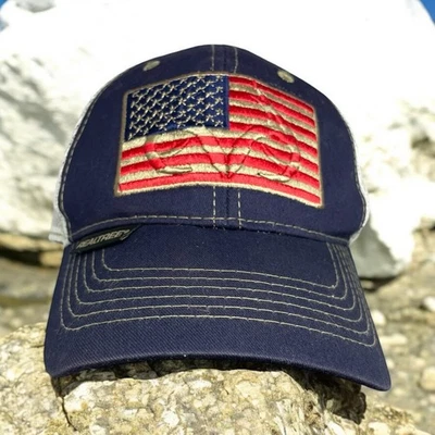 Realtree Bandera Americana Sombrero Gorra Malla Bordada Gancho Lazo Ajustable Patriótico Foto 1 de 4
