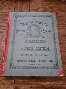 The International Postage Stamp Album: Junior Edition by Scott 1924 - Picture 1 of 3