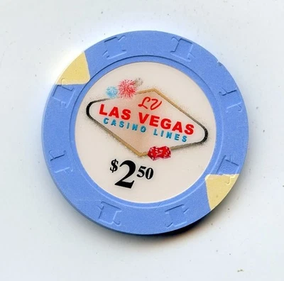2.50 Chip from the Las Vegas Casino Lines Port Canaveral Florida - Image 1 of 2