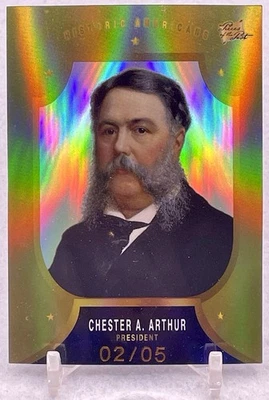 2023 Pieces Of The Past Historical Premium Edition Chester A Arthur #21 Gold /5 - Image 1 of 2