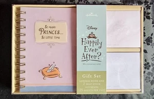Hallmark Happily Ever After Cinderella Geschenkset Adressbuch, 2 Klebeblöcke Neu in Verpackung  - Bild 1 von 5