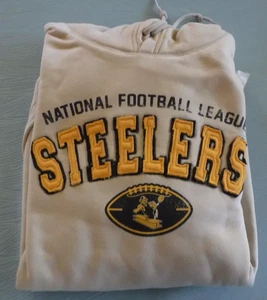 PITTSBURGH STEELERS THROWBACK HOODIE SIZE XL 1960'S IRONWORKER LOGO 79.99 TAG - Picture 1 of 8