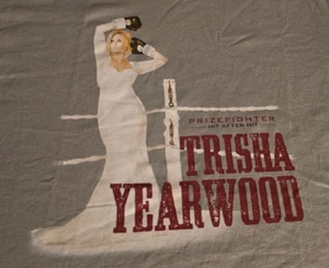 Trisha Yearwood Garth Brooks World Tour Prizefighter Adult Large T Shirt  - Picture 1 of 4