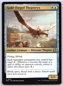 Gold-Forged Thopteryx - March of the Machine: The Aftermath - MTG - Near Mint - Picture 1 of 1