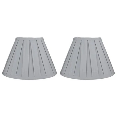Empire Box Pleat Lamp Shade, 5" Top, 10" Bottom, 7" Slant - Image 1 of 4