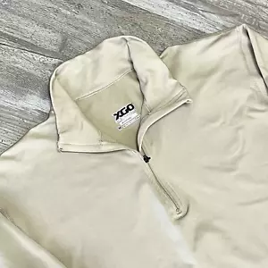 Camicia Uomo XGO Acclimate Dry Base Strato Media 1/4 Zip Finto Collo Tan Elasticizzata - Foto 1 di 7