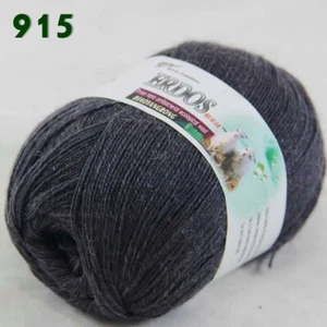 1 bola 50 g ENCAJE Acrílico Lana Cachemira Tejido a Mano Hilo Carbón Gris 238-915 - Imagen 1 de 24