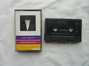 Peter Gabriel Shaking The Tree Sixteen Golden Greats UK cassette black shell - Picture 1 of 3