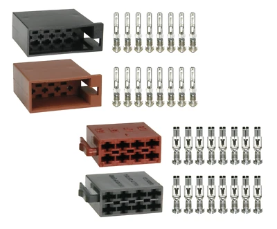 Montageset Junior Gehäuse ISO Buchse Stecker für Strom Lautsprecher 32 Kontakte - Bild 1 von 3