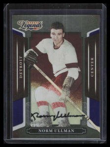 2008 Donruss Sports Legends Signatures Mirror Blue 24 Norm Ullman Auto 197/250