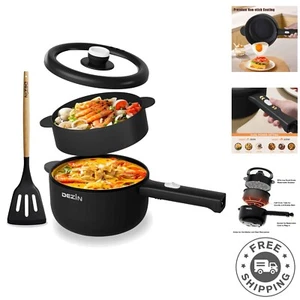 Electric Cooker, 2L Non-Stick Sauté Pan, Rapid Noodles Cooker, Mini Pot for S... - Picture 1 of 9