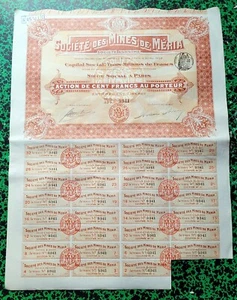 Corse- Méria les Lieu-Dit de Vallone & San Martinu - Déco Mines d'Antimoine 1908 - Bild 1 von 1