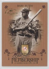 2003 Donruss Classics Membership /2500 Babe Ruth #M1 HOF