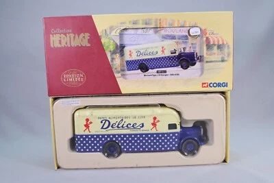 LL761 CORGI HERITAGE EX72012 1/50 Bernard type 110 fourgon pâtes Délices EdL - Photo 1/4