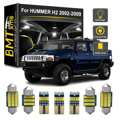 14x Bombillas LED interiores maletero blanco frío para Hummer H2 2002-2008 2009 Foto 1 de 4