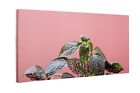 Leinwandbild Kunst-Druck Bunte Blume 120x60 cm