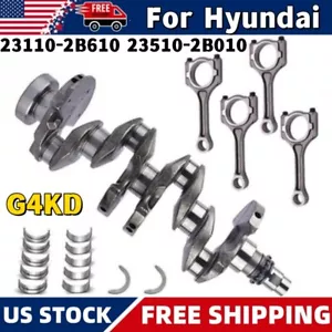 Juego de cojinetes de varillas de cigüeñal para motor G4FD Hyundai Kia Rio 1,6 L DOHC 2012-16 EE. UU. - Imagen 1 de 12