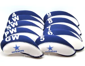 Dallas COWBOYS 10 pezzi copricapo ferro da golf adatto TaylorMade Callaway Ping Cobra Nike - Foto 1 di 6