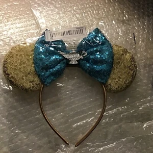 Aladdin- Princess Jasmine Minnie Mouse Ears Headband- Disney World-HANDMADE - Picture 1 of 2