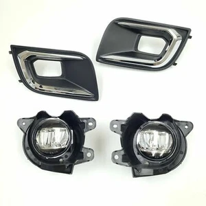 For 2018-2022 Toyota Sequoia with Wire Harness Switch Pair LED Fog Driving Light - Picture 1 of 8