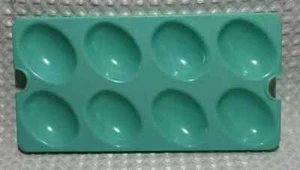 Rare Tupperware Deviled Egg Replacement Tray Insert 665-5 Blue Aqua Green - Picture 1 of 1