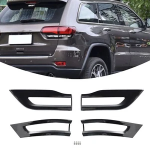 PDKLIN Black Rear Tail Light Lamp Trim Bezel Cover Kit Compatible with 2014-2020 - Foto 1 di 8
