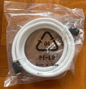 GENUINE NBN 1.8m RG6 Quad Shield F-Type Coax Cable Digital TV Foxtel HFC BEST - Picture 1 of 6