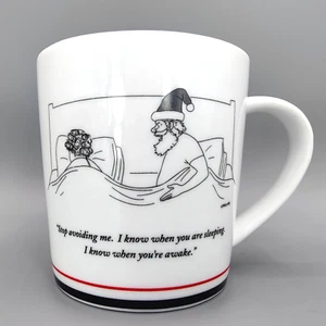New Yorker Santa Becher ""Stop Avoiding Me I know When You're Awake"" Gregory 2001 RH - Bild 1 von 6