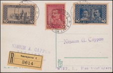 121-123 Todestag Thronfolgerpaar Satz AK-FDC K.u.K. MILITÄRPOST SARAJEVO 28.7.17