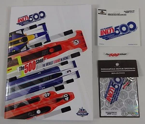 2017 Indianapolis 500 101st Running Event Collector Program Patch Decal IndyCar - Picture 1 of 12