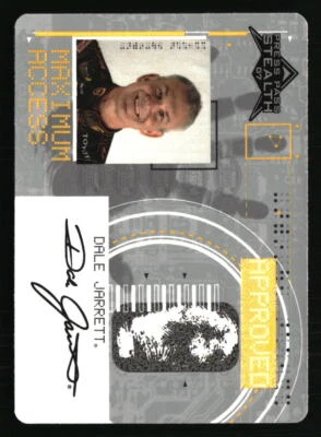 Dale Jarrett 2007 Press Pass Stealth Maximum Access #MA12 Racing Card - Image 1 of 2