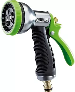 Draper Garden Hose Watering 7 Pattern Jet Spray Gun with Aluminium Body 25342 - Picture 1 of 3