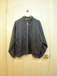 Vintage Black Le Coq Sportif Bomber Jacket Size S Logo - Picture 1 of 5