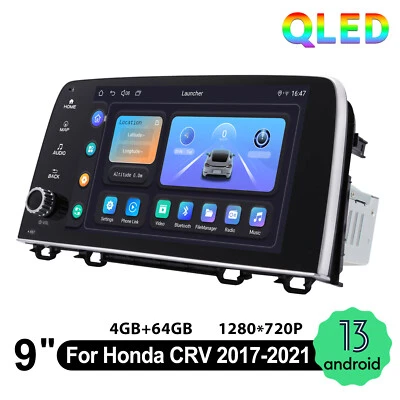 9 inch Android Infotainment System Plug & Play For 2017-2021 Honda CR-V EX-L LX  - Image 1 of 4