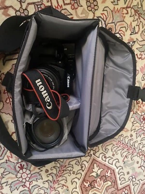 Canon EOS Rebel T6 24.2 MP Digital SLR Camera - Black (Body Only) - Image 1 of 4