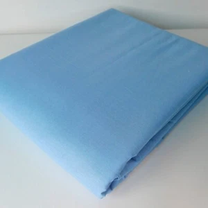 Lussuosa lenzuola aderente 100% cotone profondo 25 cm blu doppia federa matrimoniale king - Foto 1 di 3