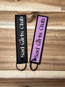 ****JDM SAD GIRLS CLUB JET TAG KEYCHAIN ANIME WAIFU SENPAI JAPAN KAWAII BAKA - Bild 1 von 2
