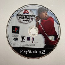 Tiger Woods PGA Tour 2003 PS2 Disc Only Tested Ships Fast