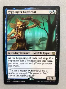 Mtg Carte Magic Commander Zendikar Sygg River Cutthroat English NM - Bild 1 von 1