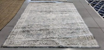 Alfombra manchada CREMA/AZUL 9' X 12', precio reducido 1172719826 CSMB689M-9 Foto 1 de 4