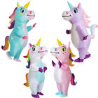 Adult Inflatable Unicorn Costume Halloween Party Cosplay Blow up Fancy Dress Hot