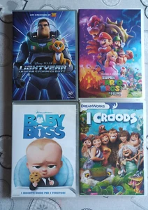 DVD lotto 19 film disney, uno incelophanato, vedi elenco, tra cui Super Mario - Foto 1 di 6
