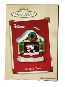Mickey Mouse & Minnie Mouse Snuggle Time 2002 Hallmark Weihnachtsschmuck CLIPS! - Bild 1 von 9