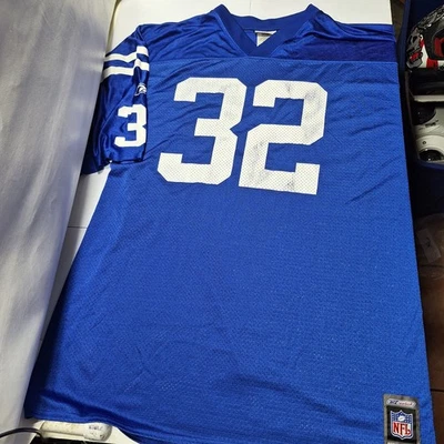 Винтажная мужская футболка Reebok Indianapolis Colts Edgerrin James No32 NFL размер XXL 2XL - Изображение 1 из 4