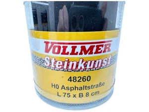 Vollmer Steinkunst 48260 - 75x8cm Straße gerade - NEU - Asphalt INKgrafiX TOYS - Bild 1 von 8